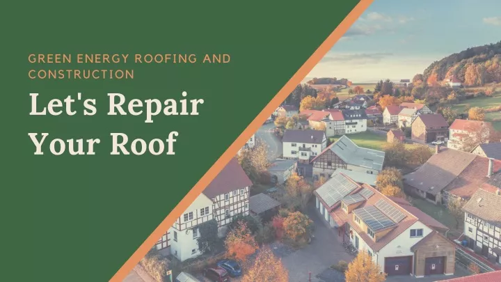 green energy roofing and construction
