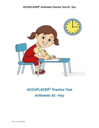 accuplacer arithmetic practice test 3 key