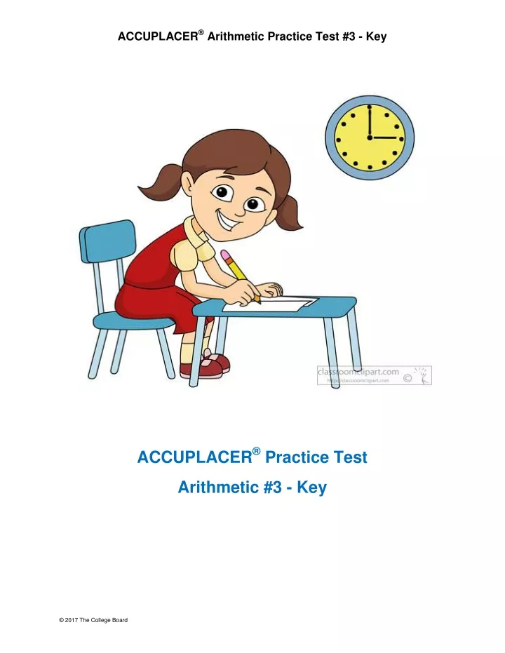 accuplacer arithmetic practice test 3 key