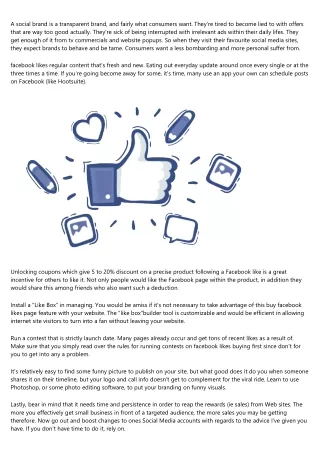 a social brand is a transparent brand and fairly