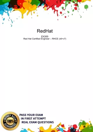 RedHat EX300 Exam Dumps, New EX300 Practice Test