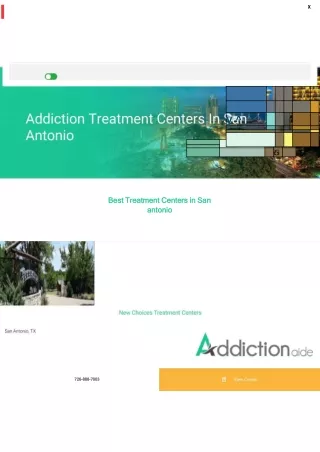 Addiction Treatment Centers In San Antonio