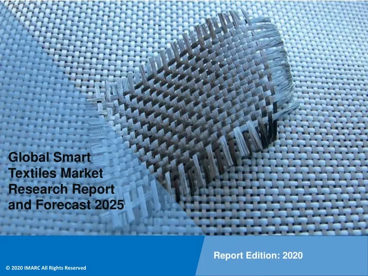 global smart textiles market research report