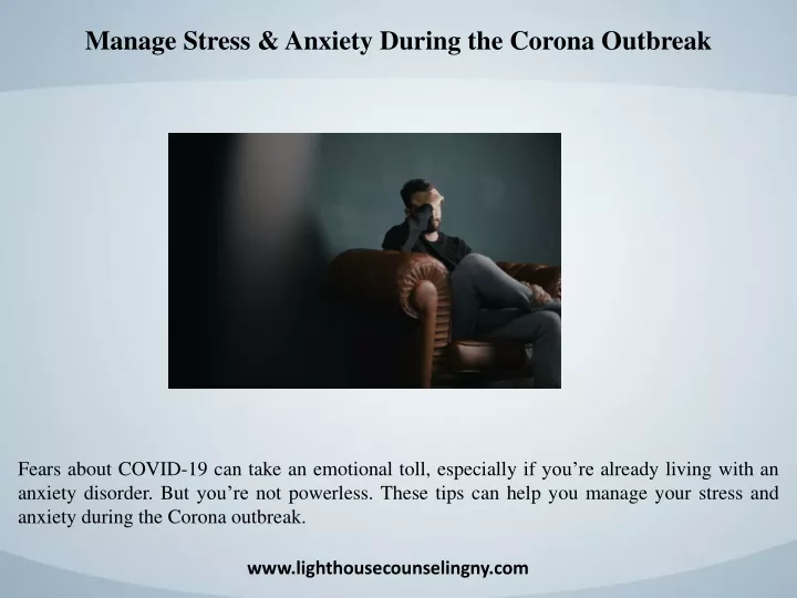 manage stress anxiety during the corona outbreak