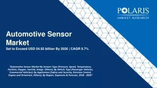 automotive sensor market set to exceed usd 54 92 billion by 2026 cagr 9 7