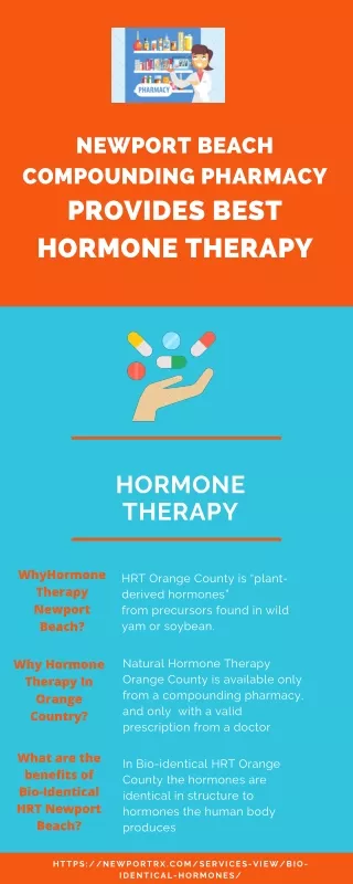 Newport beach compounding pharmacy provides best Hormone Therapy