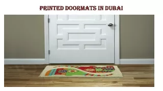 printed doormats in dubai