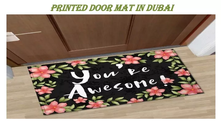 printed door mat in dubai