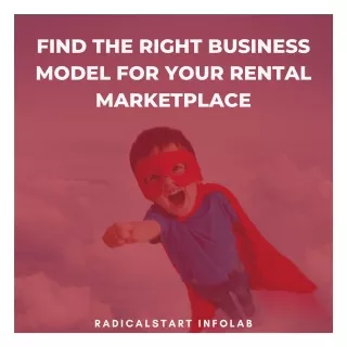 Find the right business model for your rental marketplace