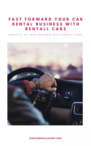 Fast Forward your Car Rental business with RentALL Cars