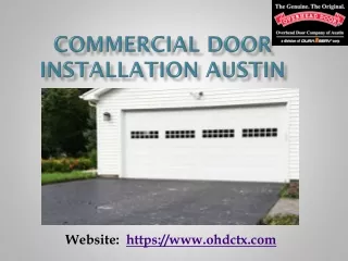 Commercial door installation Austin