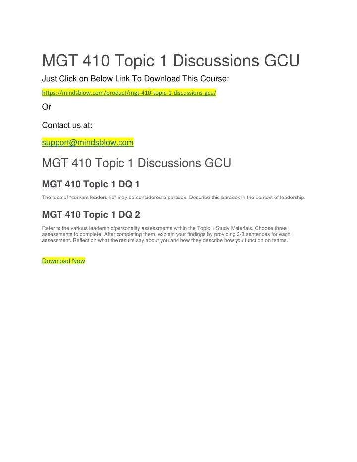mgt 410 topic 1 discussions gcu just click