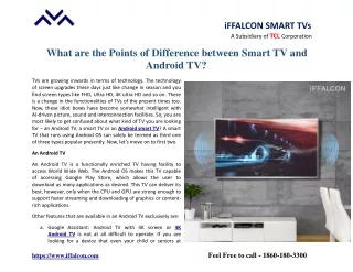 iffalcon smart tvs