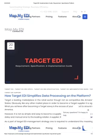 How Target EDI Simplifies Data Processing on the Platform?