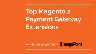 top magento 2 payment gateway extensions