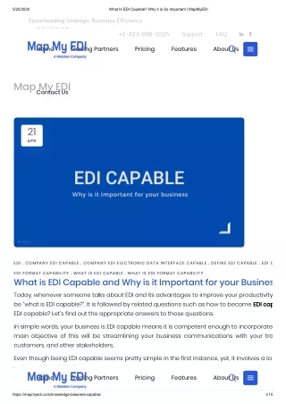 What is EDI Capable and Why is it Important for your Business
