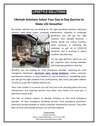lifestyle solutions solver your