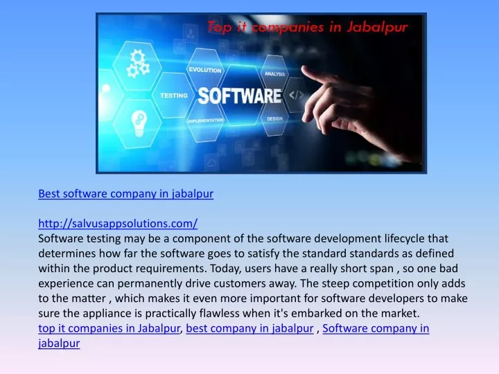 best software company in jabalpur http