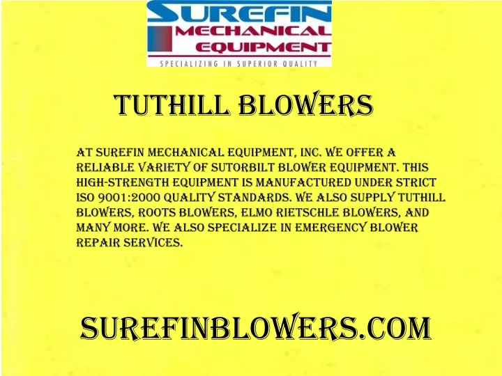 tuthill blowers