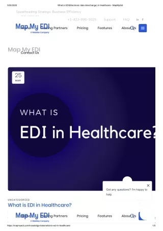 What is EDI in Healthcare?