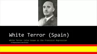 white terror spain