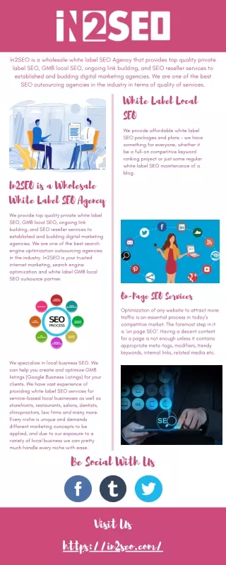 in2seo is a wholesale white label seo agency that