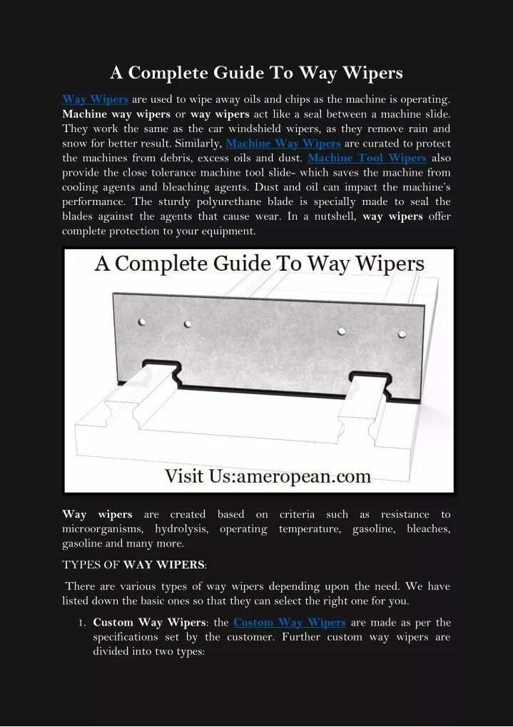 a complete guide to way wipers