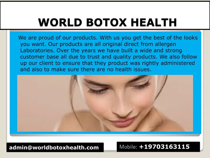 world botox health