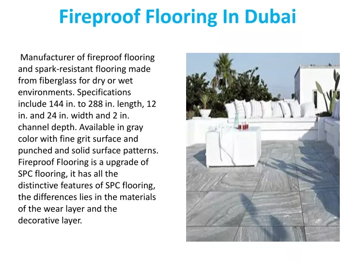 fireproof flooring in dubai