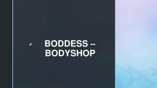 The Body shop products