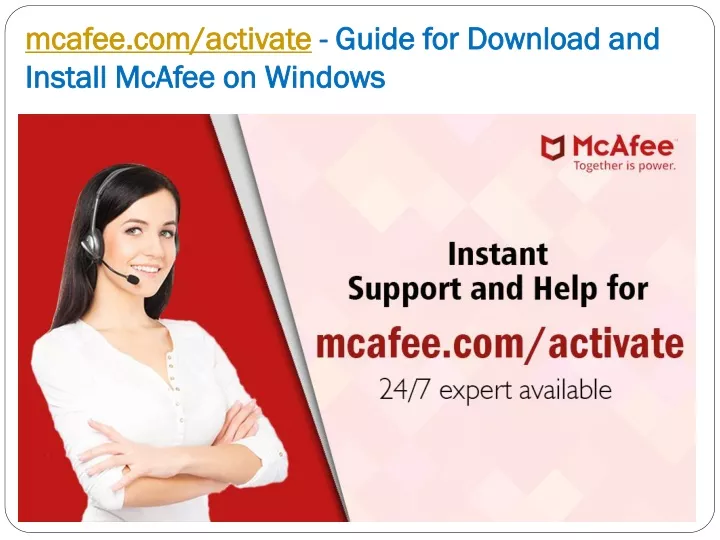 mcafee com activate guide for download and install mcafee on windows