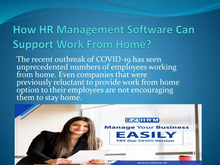 how hr management software can support work from home