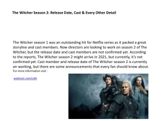 the witcher season 2 release date cast every