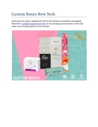 custom boxes new york