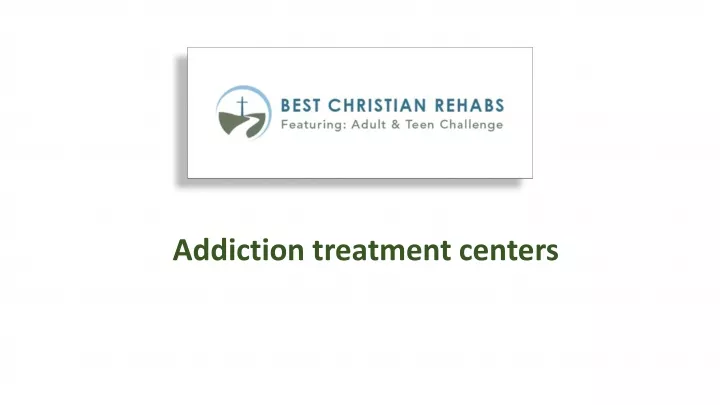 addiction treatment centers