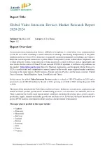 Video Intercom Devices Market Research Report 2020-2024 - slide 1