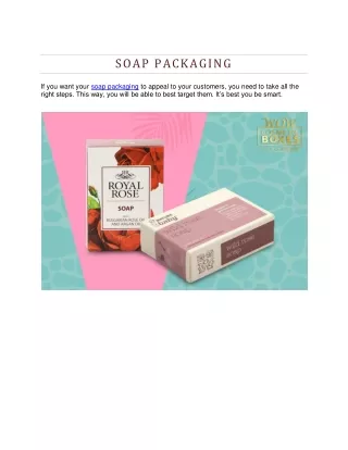 soap packaging