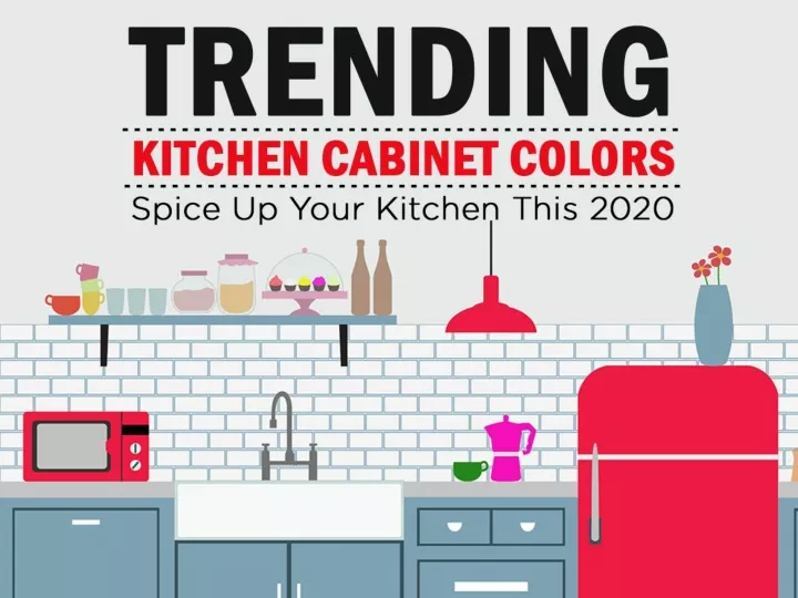 trending kitchen cabinet colors spice up your