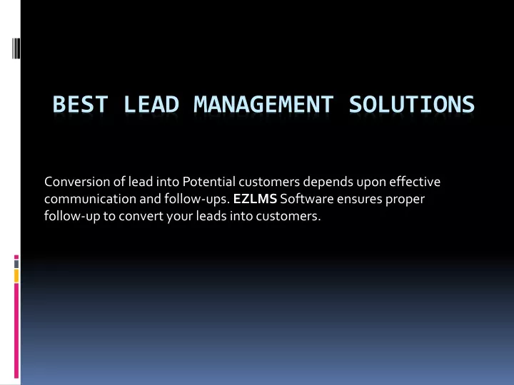 best lead management solutions