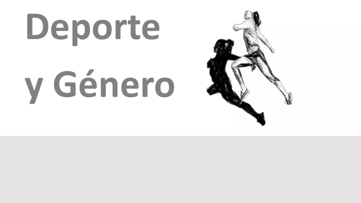 deporte y g nero