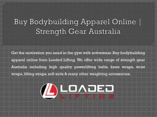 Buy Bodybuilding Apparel Online | Strength Gear Australia