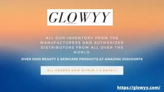 Buy Online Hand Sanitizer and Skincare Product from Glowyy