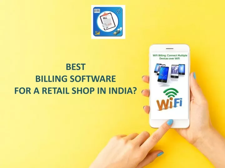 best billing software for a retail shop in india