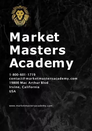 How To Stay Focused With Market Masters Academy | Forex Signals Providers