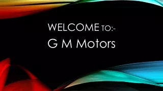 welcome to