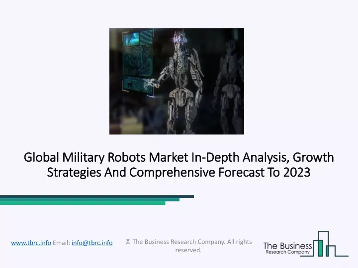 global global military robots market military