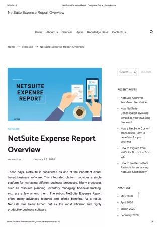 NetSuite Expense Report