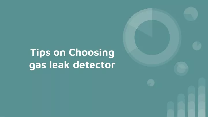 tips on choosing gas leak detector