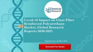 Covid 19 Impact on Glass Fiber Reinforced Polyurethane Market, Global Research Reports 2020 2021