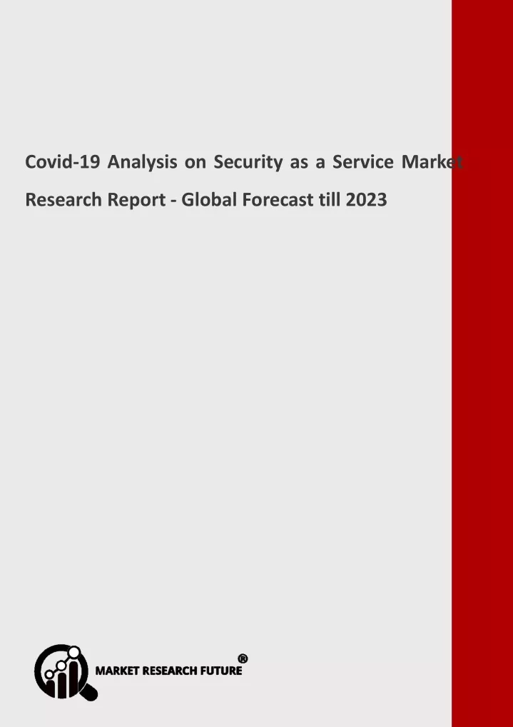 covid 19 analysis on security as a service market